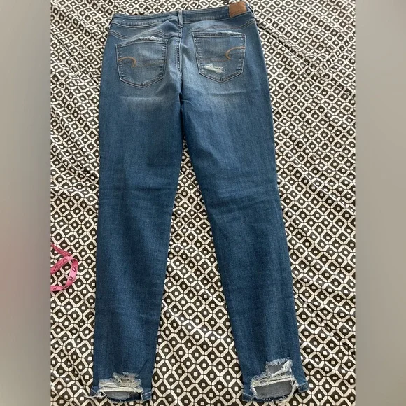 American Eagle Outfitters Super Stretch Blue Jeans - Picture 8 of 8